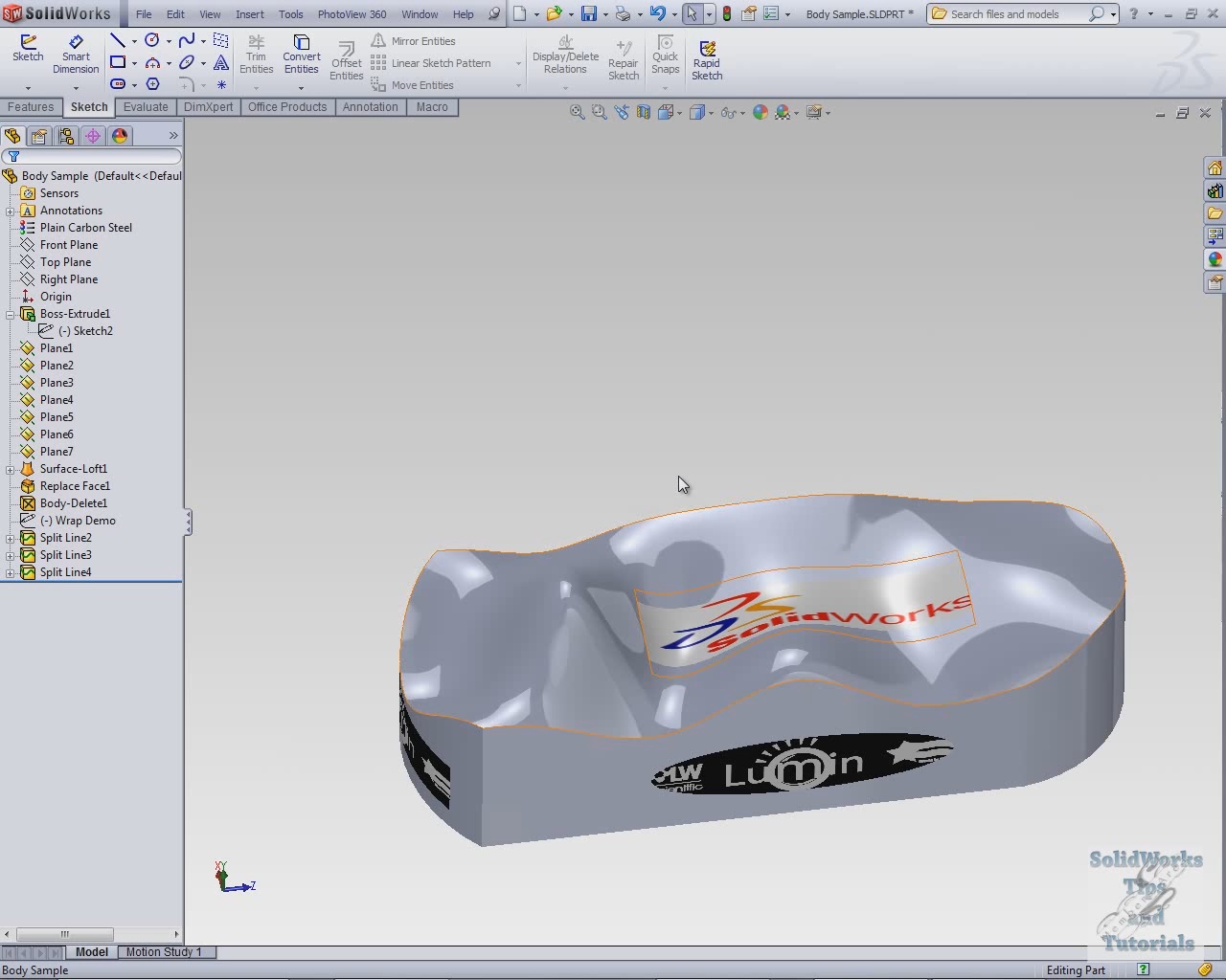 SolidWorks Decal