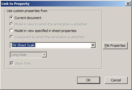 SolidWorks Add Property SolidWorks Add Property