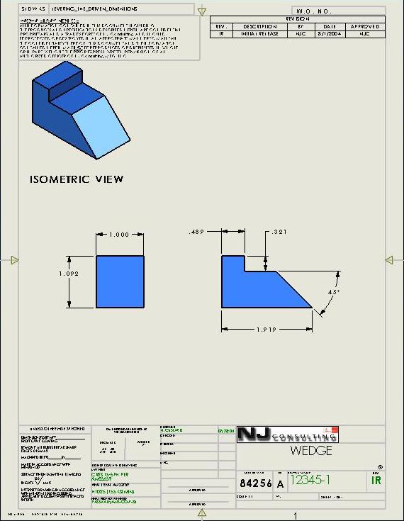 SolidWorks Driven Dimension Fig 4-1
