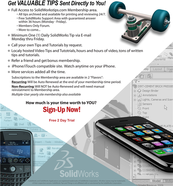 SolidWorks Tips Info
